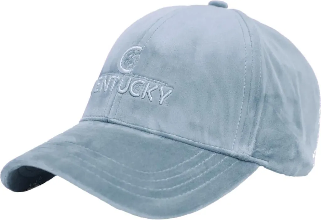 Casquette Kentucky Velvet Bleu Clair : la solution élégante One Size