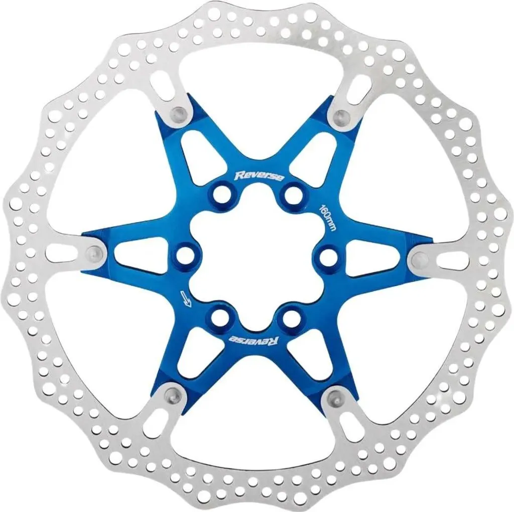 Disque 160mm bleu foncé 6 trous 02132 - Design inversé haute résistance