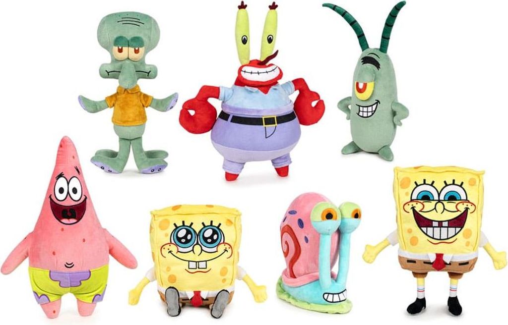 SpongeBob Schwammkopf Plüschfiguren 30 cm Sortiment (12) Produktbild 