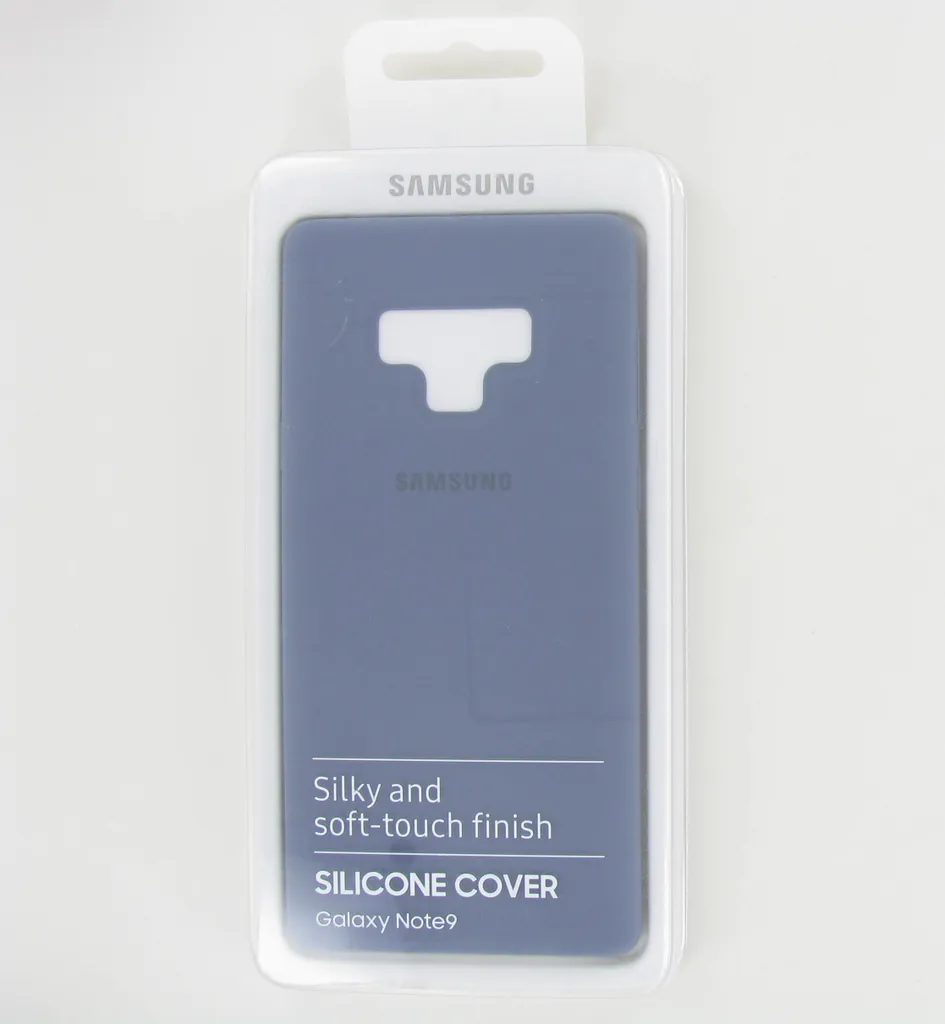 SAMSUNG EF-PN960TL Coque Silicone Bleu pour Galaxy Note 9 Originale - 9