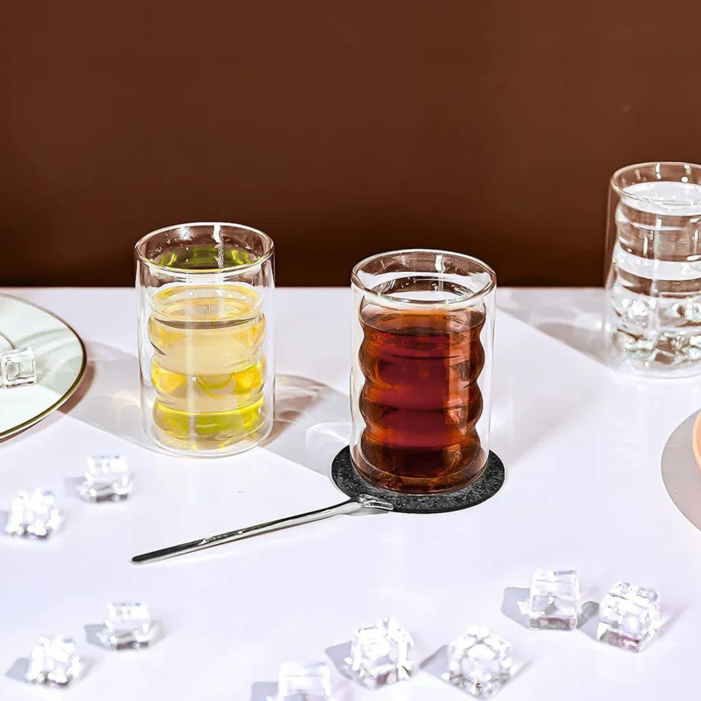 Thermoskannen aus Borosilikatglas,Latte Macchiato Tassen, Produktbild 8