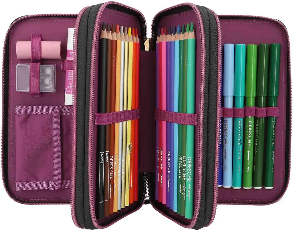 Trousse TOPModel Rebel Kitty Depesche à 3 Compartiments Garnie - 13