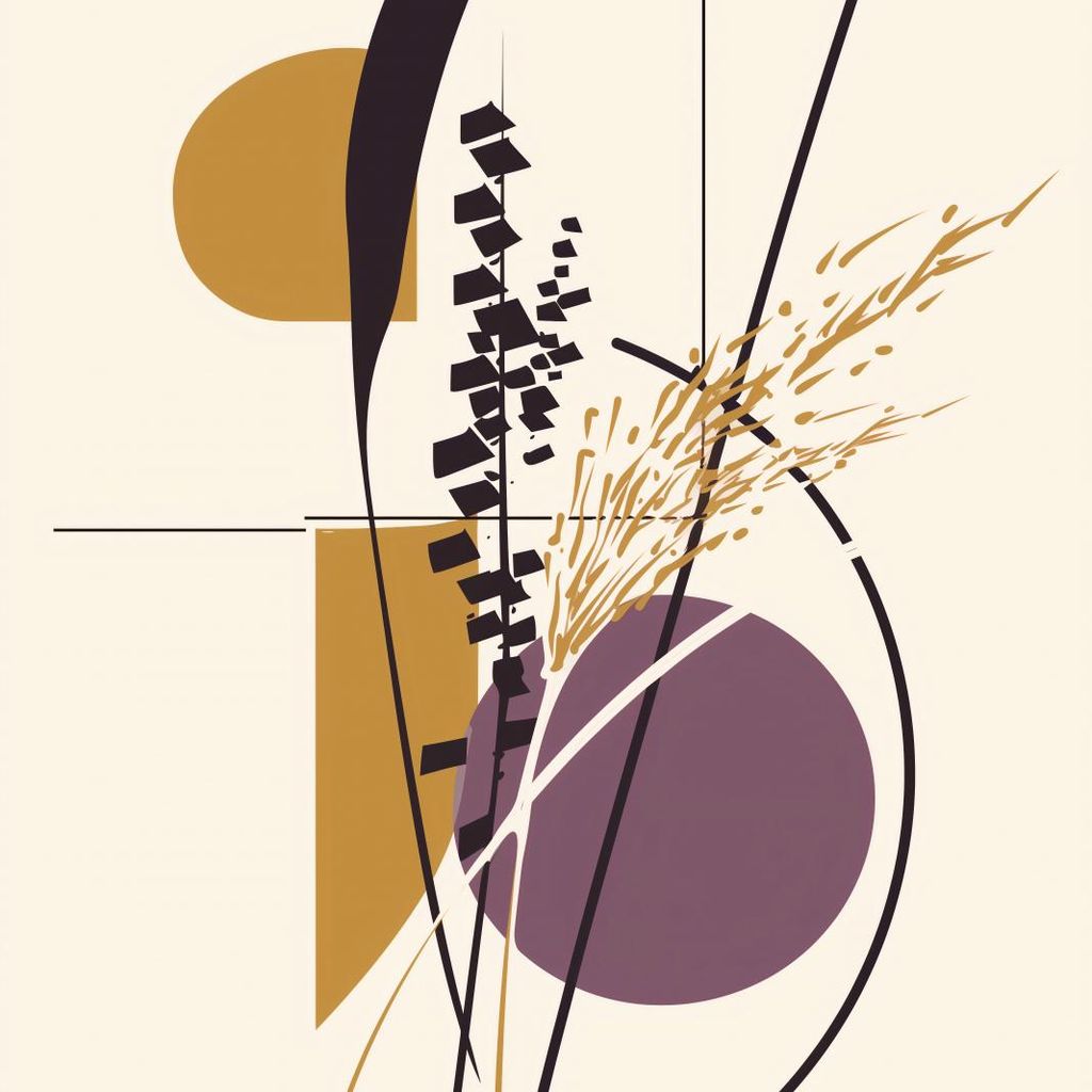 Plakat 20x20cm Herbsttänze