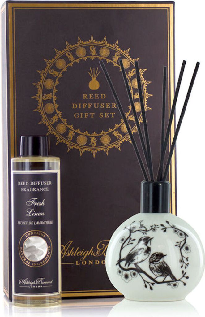 Geschenkset Two Little Birds + Fresh Linen 175ml - Diffuser Raumduft