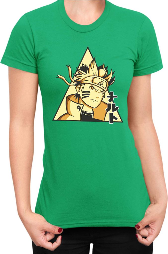 Damen T-Shirt Naruto Naruto 08, Lady 2XL / Grün