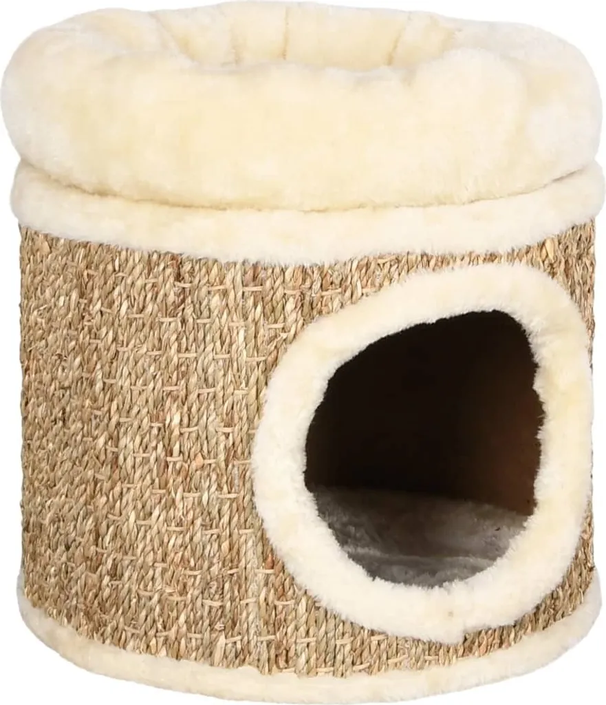 Casetta per Gatti The Living Store in Seagrass 33cm - Cuccia di Lusso