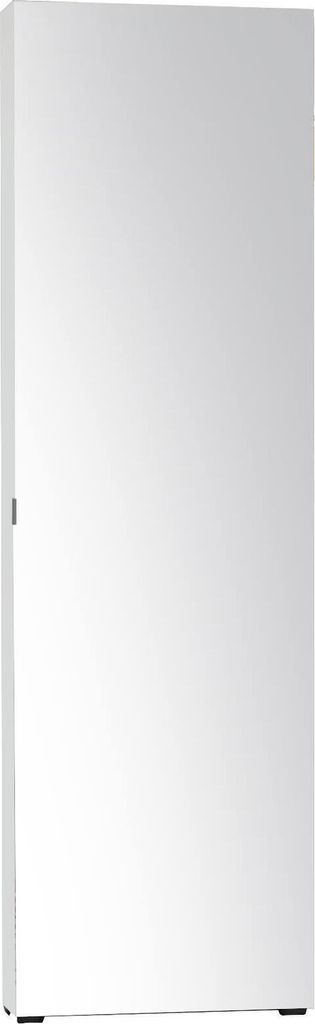 1-Tür MehrzweckschrankDfiorentin, Multifunktionale Möbel, Schuhschrank, Besenschrank, Italy, 60x19h200 cm, Glänzendes Weiß