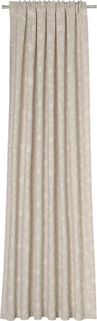 Neutex Schal mit Schlaufenband unten gesäumt Bretagne H x B 245 x 142 cm beige