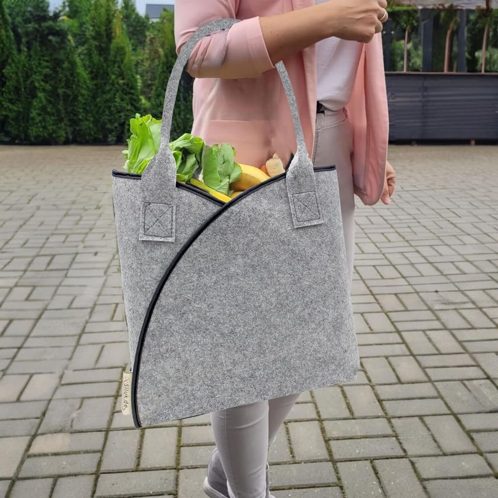 Filztasche Einkaufskorb Einkaufstasche, Filztaschen - Main Image