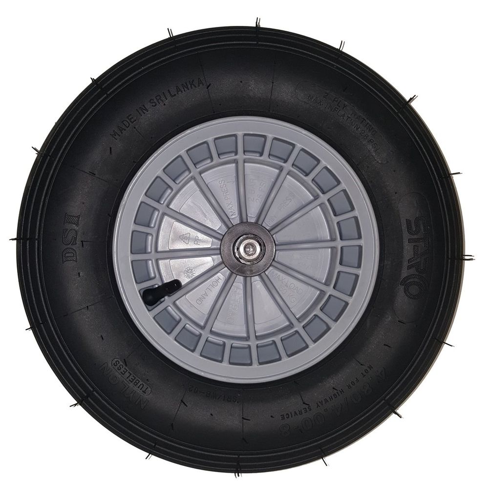 FORT Ersatzrad Grau Rad Schubkarre Ersatzrad