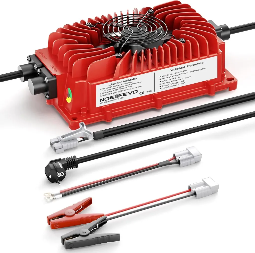 Chargeur de voiturette de golf 1200W pour éliminer les pannes de batterie