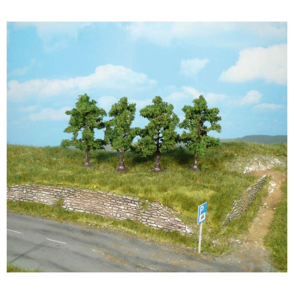 Heki 1965 H0 5 Obstbäume 7 cm