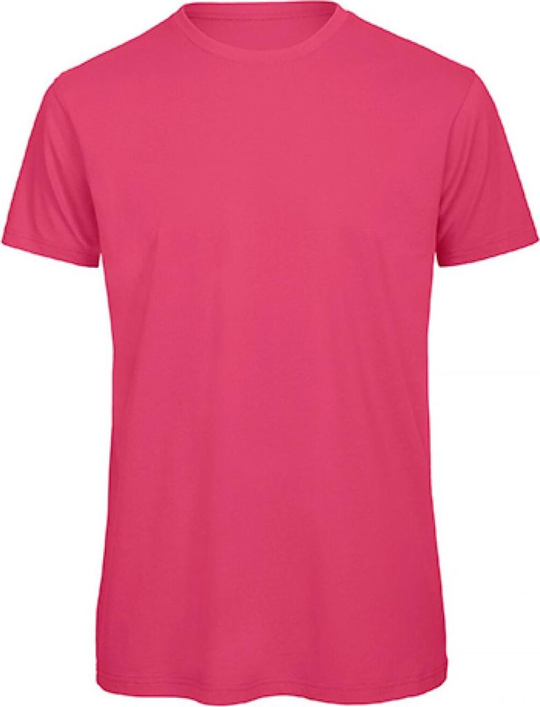 B&C TM042 | Herren T-Shirt / 100% Organic Baumwolle - Farbe: Fuchsia - Größe: 3XL