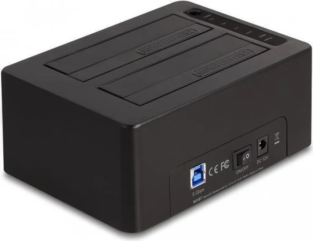 Delock Docking Station USB 3.0 SATA HDD SSD - Clone e Backup Rapido