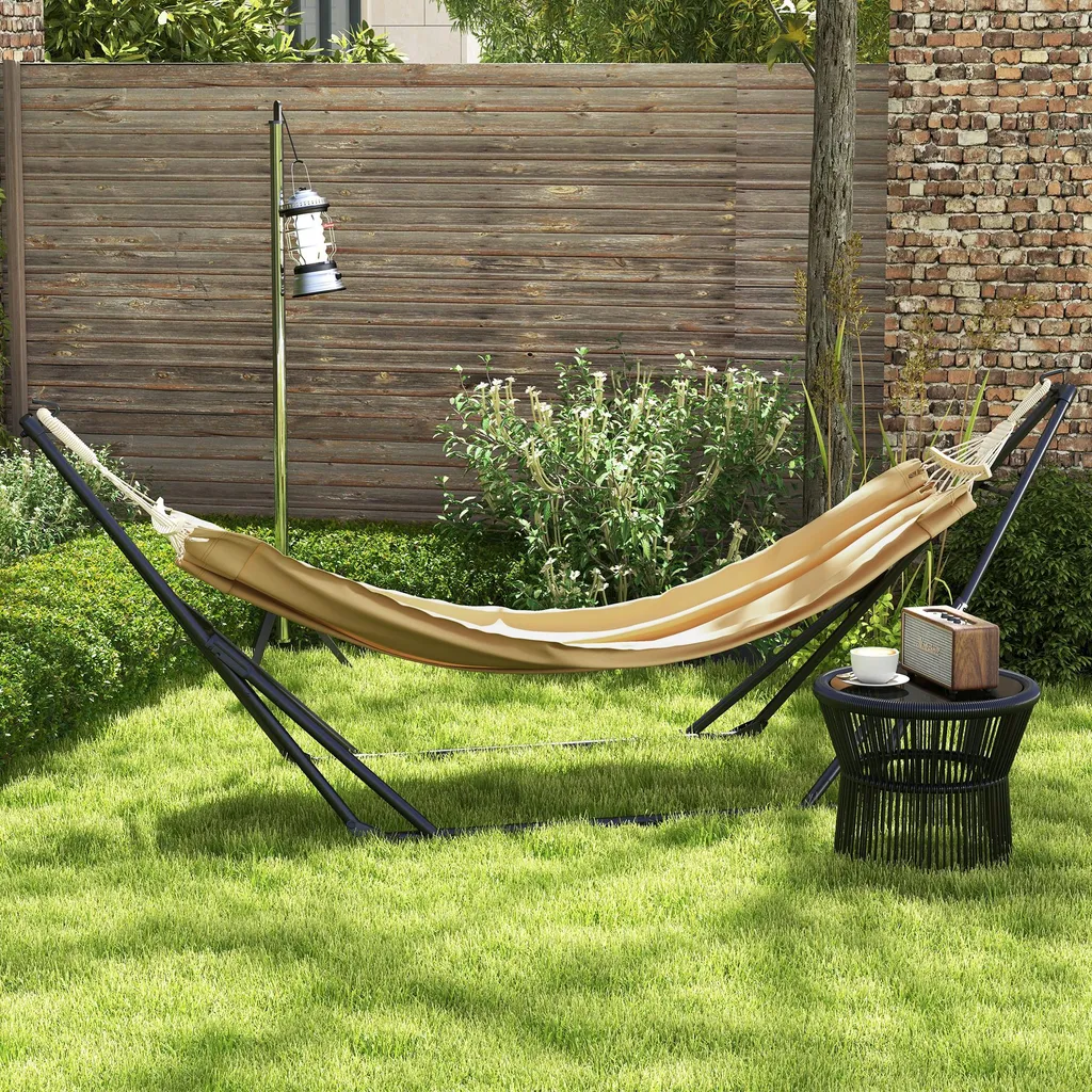 Support Hamac de Jardin et Balcon Pliable - Idéal pour le Camping - 2