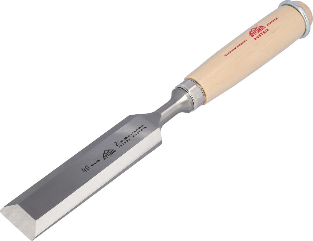 STUBAI Zimmermanns-Stemmeisen 40 mm mit Holzgriff aus Produktbild 