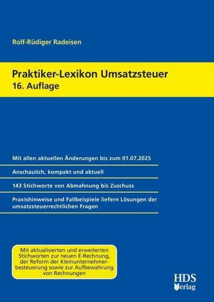 Praktiker-Lexikon Umsatzsteuer