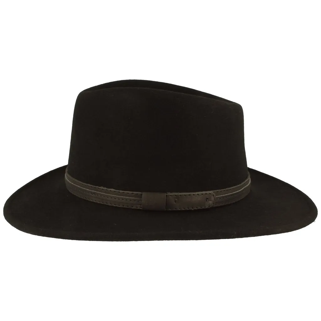 Chapeau Traveller en laine pour homme et femme, style pliable outdoor - 2