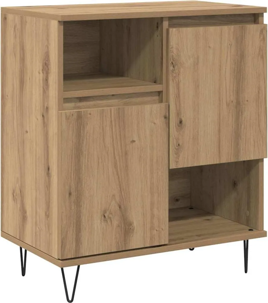 Credenza Artisan Rovere 60x35x70 cm - Mobiletto Salvaspazio Legno