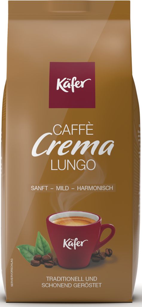 Käfer Caffè Crema Lungo | ganze Bohne | 1000 g Produktbild 