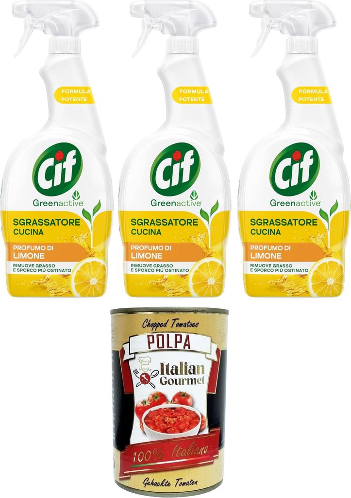 Cif Küchenentfetter, Universalentfetter mit ätherischem Zitronenöl, 650 ml, für Induktionskochfelder, Herde und Fliesen in Ihrer Küche, 100% 3...