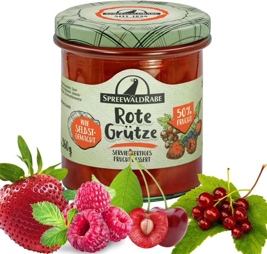Rote Grütze von Spreewald-Rabe (360 g) Produktbild 