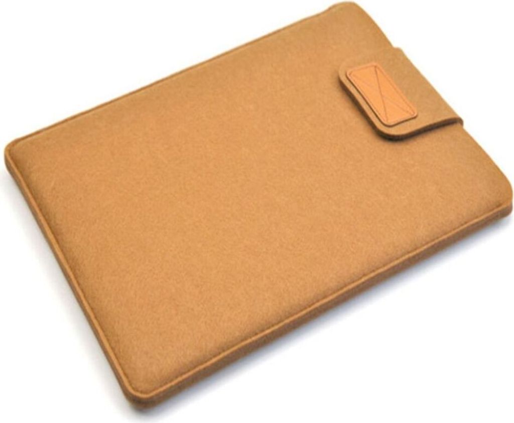 13 Zoll Laptop Tasche Notebooktasche Braun Laptoptasche Herren Damen Notebook Schutzhülle Schutztasche Sleeve Filz 36 cm x 26,5 cm x 1 cm