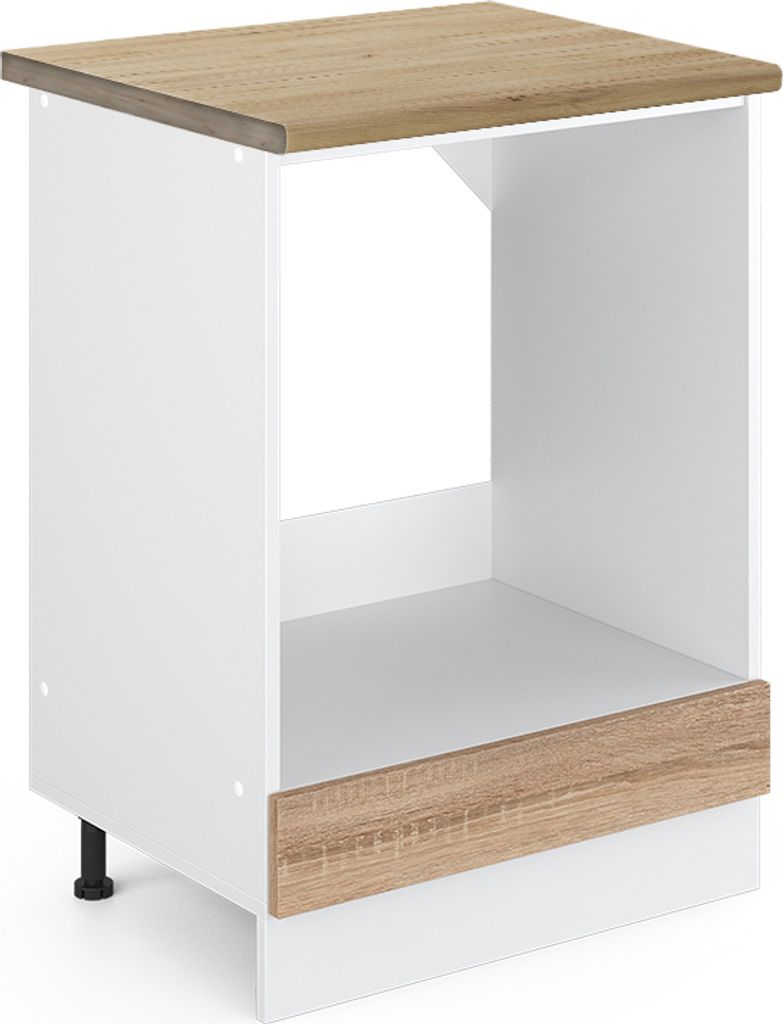 Herdumbauschrank Vicco R-Line Sonoma 60 cm , AP Eiche, Produktbild 