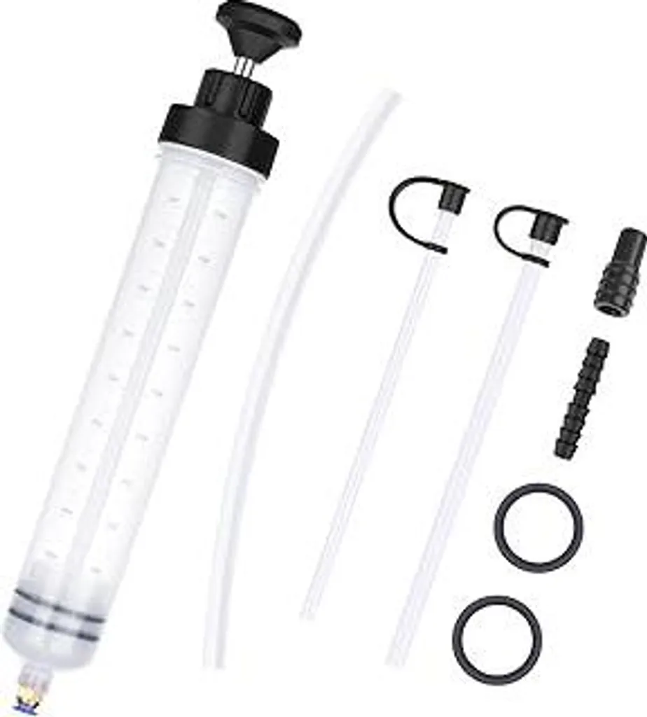Pompa manuale Flintronic, siringa per olio da 500 ml, pompa di aspirazione, pompa di aspirazione dell'olio, aspiratore dell'olio, pompa dell'olio Siringa per olio freni Auto Consegna Pompa manuale, adatta per motore, cambio, olio dell'asse posteriore e liquido di raffreddamento