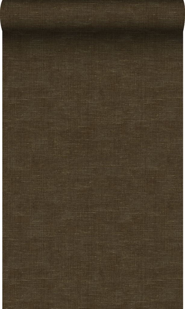 Origin Wallcoverings Tapete Leinen-Optik Braun 53 cm x 10.05 m