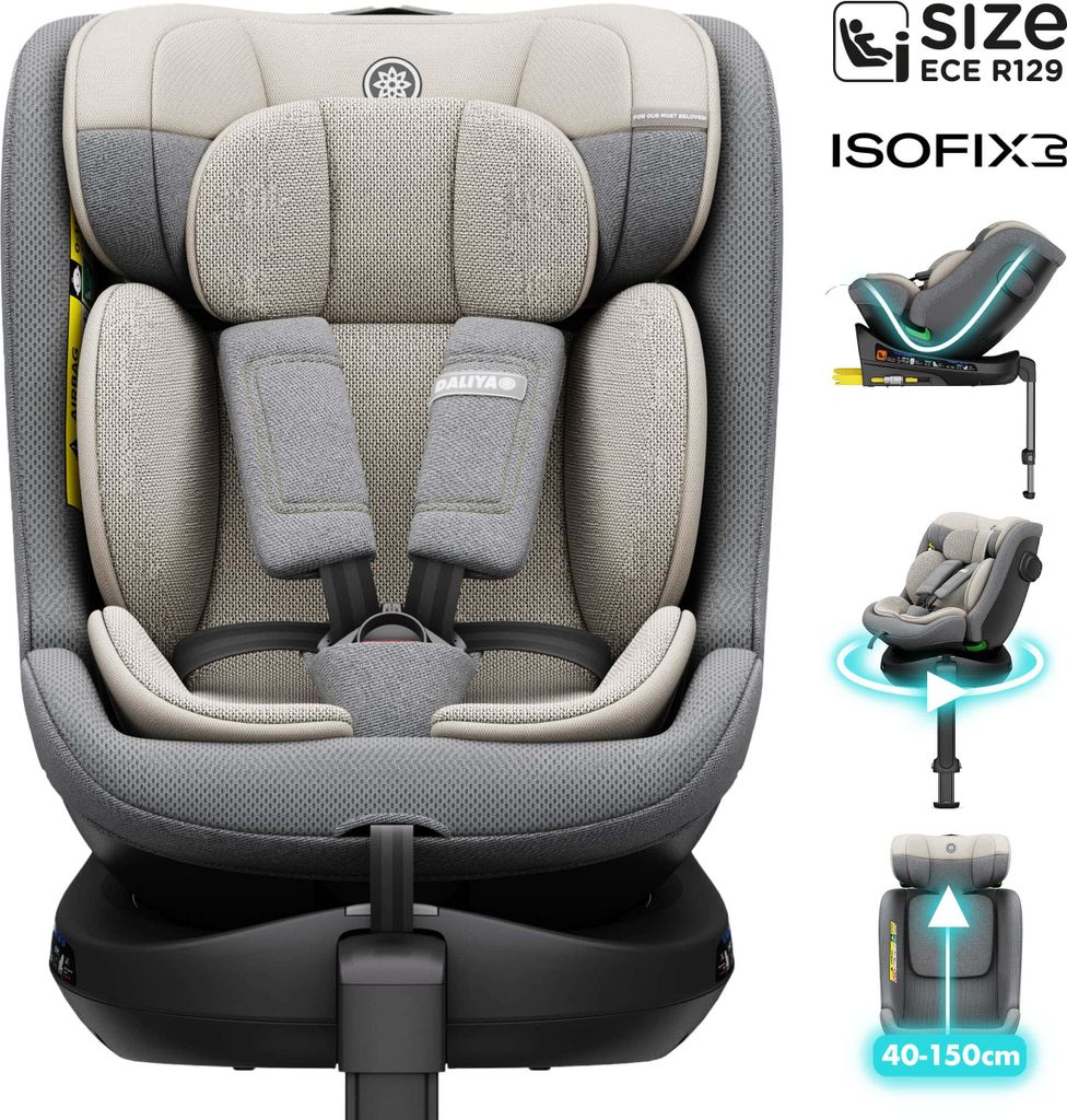 Daliya® BRAVO i-Size, 360° drehbarer Kindersitz, ISOFIX & Produktbild 