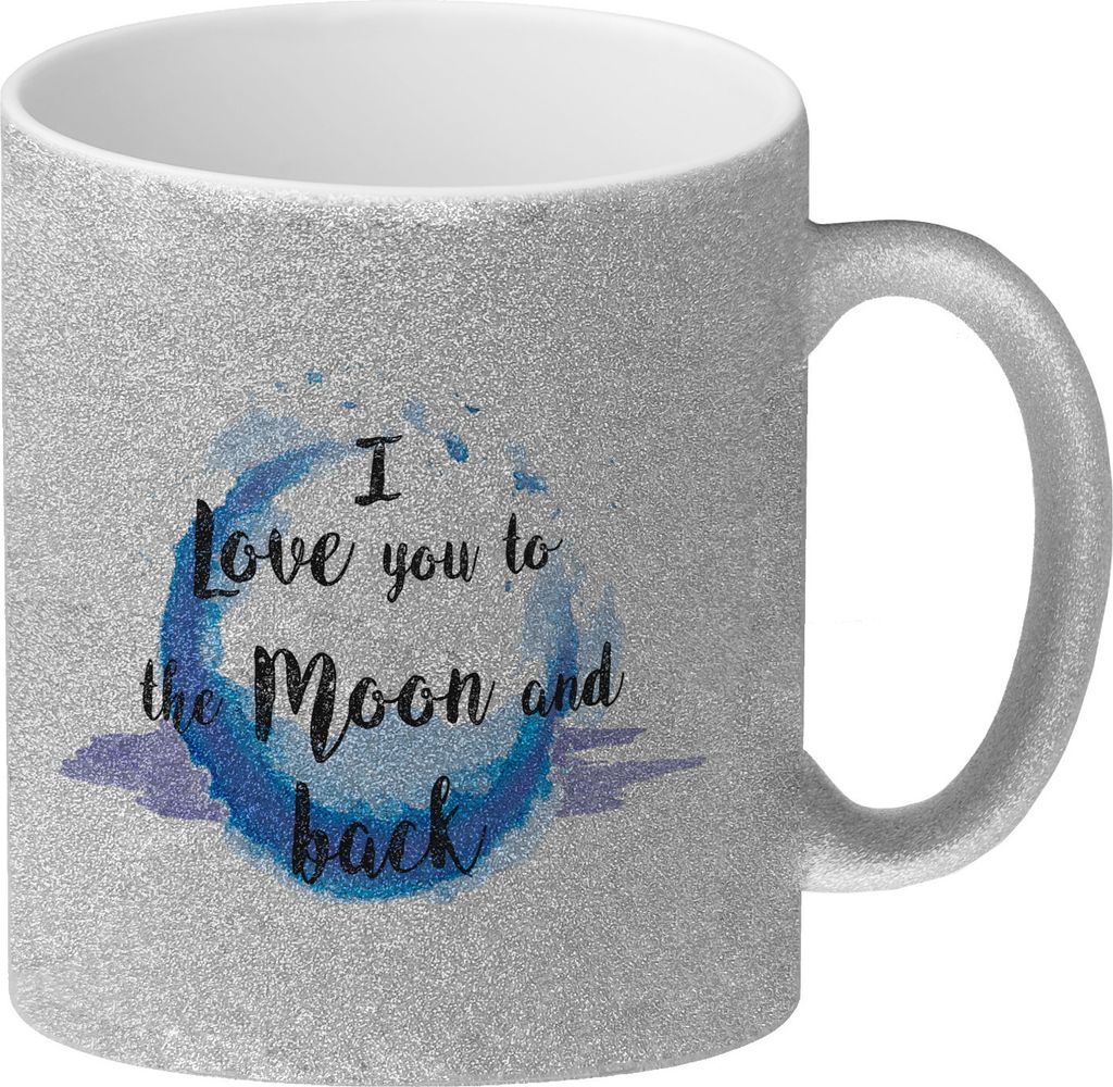 I love you to the Moon and back Valentinstag Produktbild 