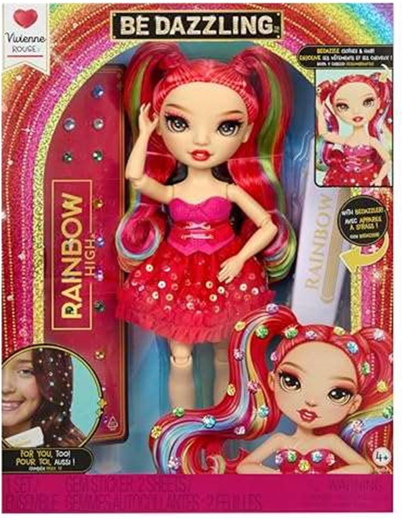 van der Meulen Rainbow High Modepuppe Vivienne Rouge mit Bedazzle-Tool