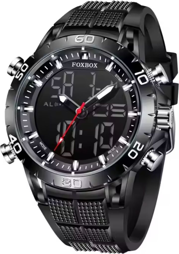 Uhr FOXBOX GR-34976 - Elegante Herrenuhr in Schwarz KP34976 Produktbild 
