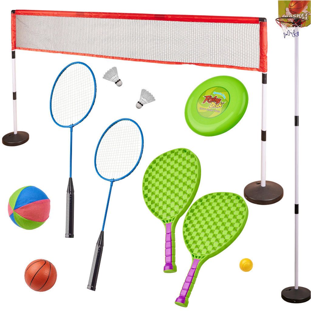 Set sportivo 5-in-1: badminton, pallacanestro, pallavolo, Immagine del prodotto 