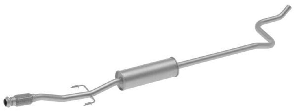 HELLA 8LB 366 020-501 Vorschalldämpfer Schalldämpfer für CITROËN C3 II (SC) für DS DS 3