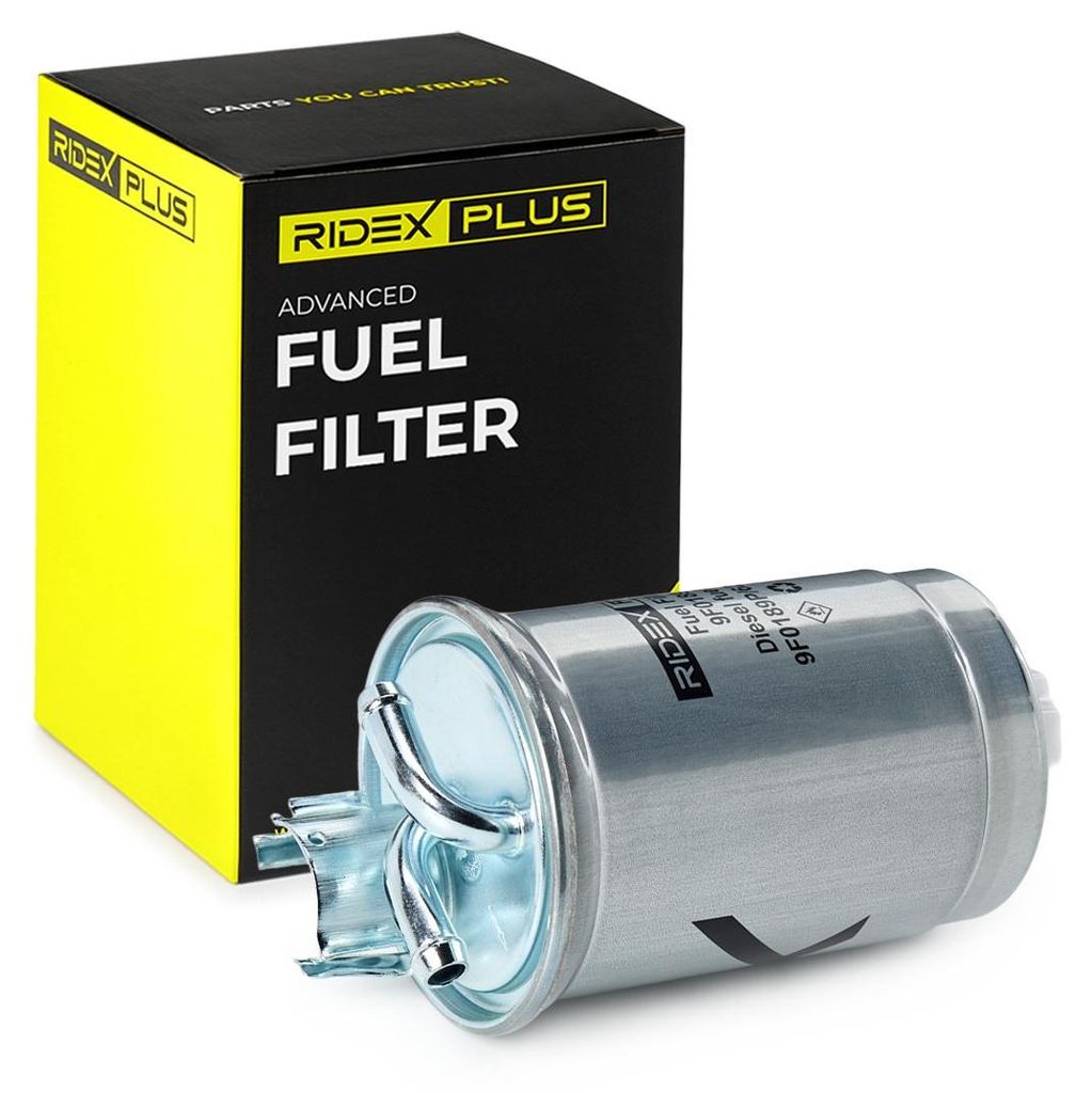 Kraftstofffilter RIDEX PLUS 9F0189P Dieselfilter für AUDI A2 (8Z0) Anschraubfilter