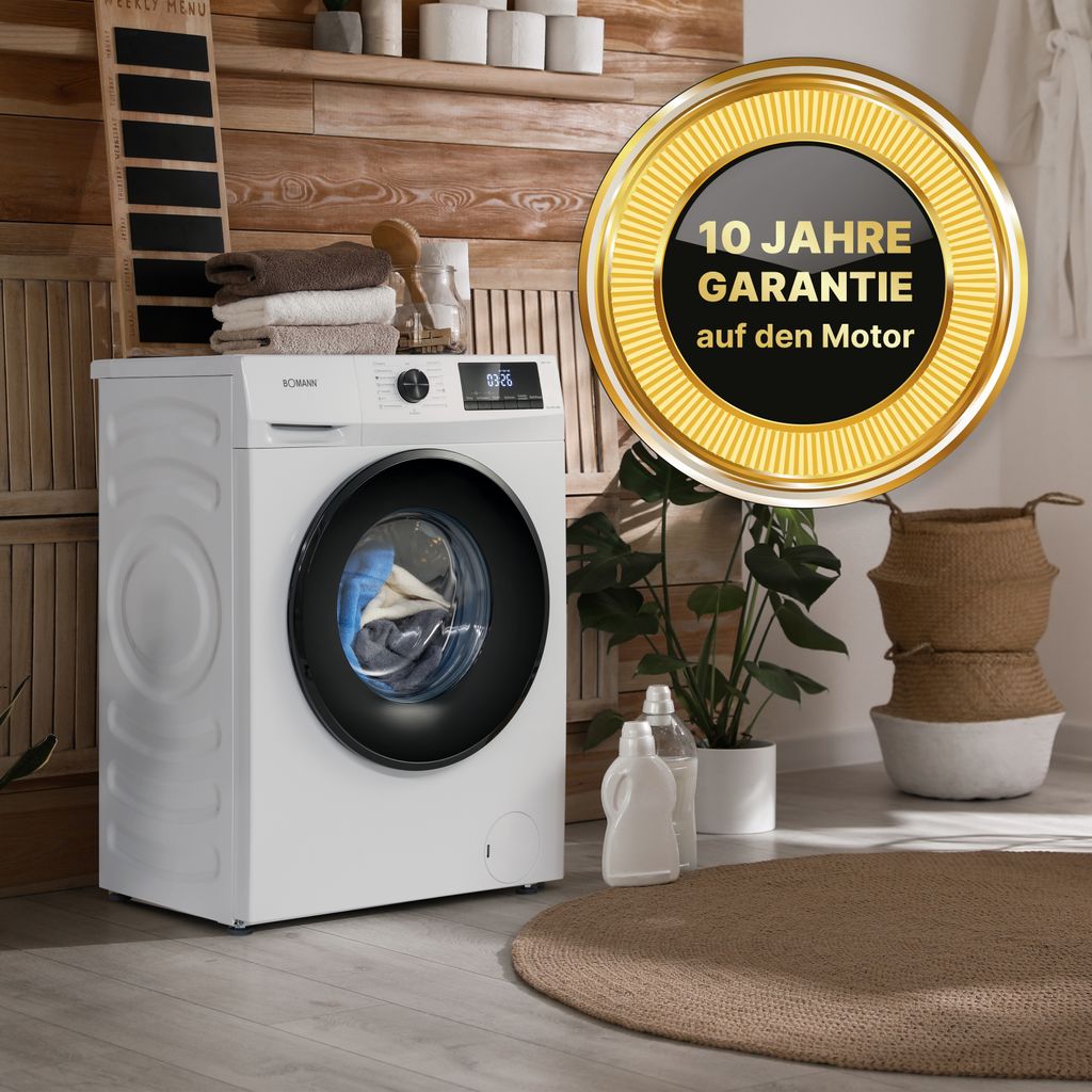Bomann® Waschmaschine 7kg mit max. 1400 U/min und Produktbild 4