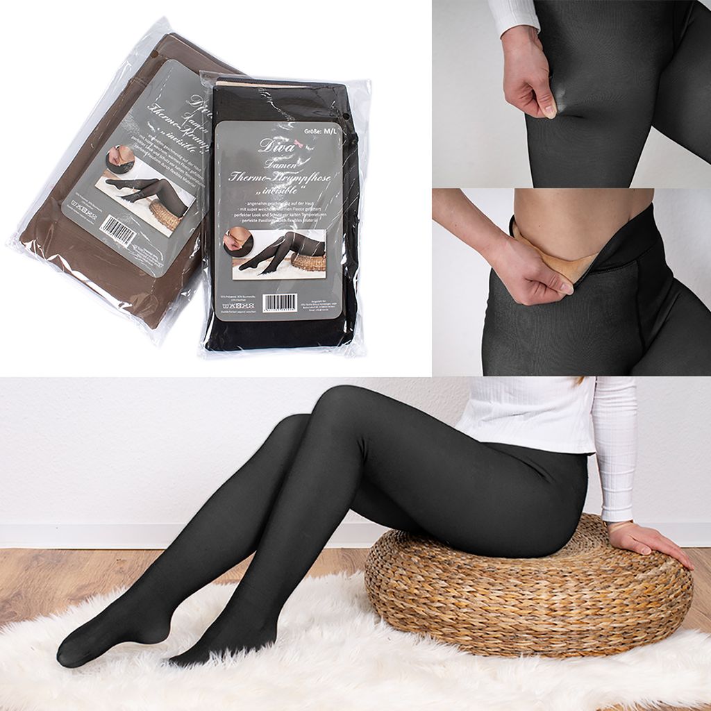 Da Thermostrumpfhose Strumpfhose Warm gefüttert Thermo Produktbild 