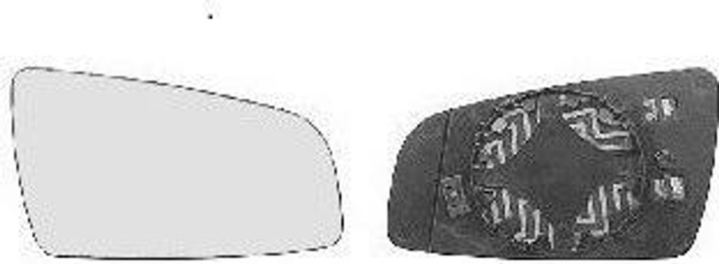 Van Wezel Außenspiegelglas links beheizbar für Opel Zafira B