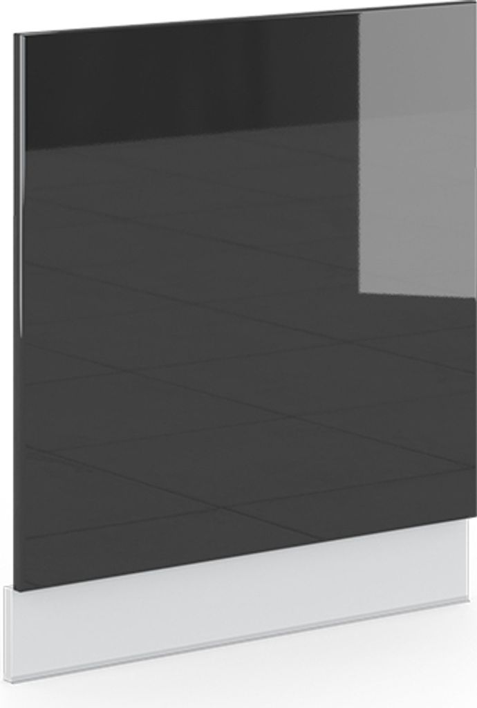 Frontblende Vicco Fame-Line Anthrazit Hochglanz 60 cm ohne Produktbild 