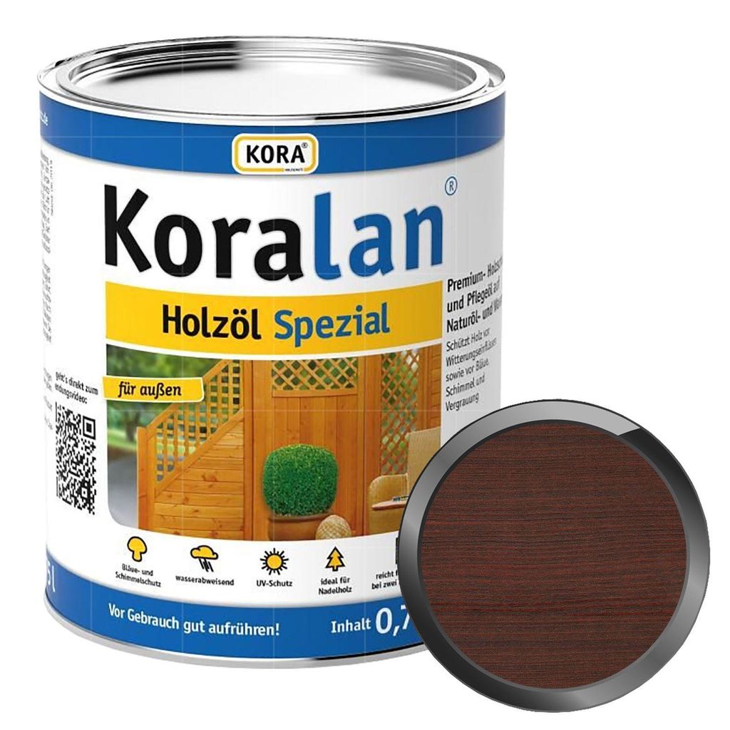 KORA Koralan Holzöl-Spezial 0.75 Liter Palisander