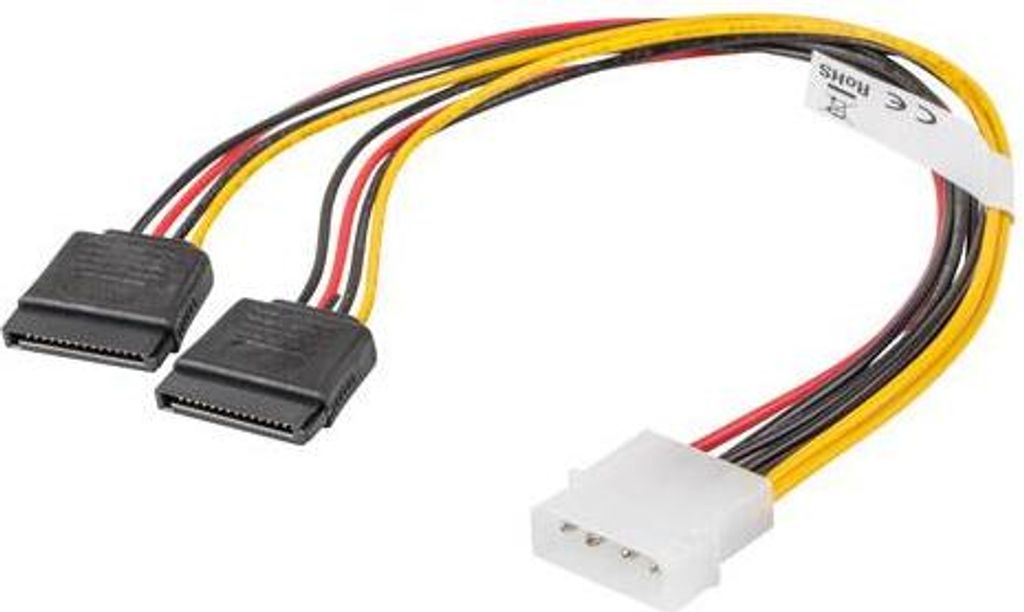 Lanberg CA-HDSA-11CU-0030, 0,3 m, Molex (4-pin), SATA 15-Pin, Mnnlich, Mnnlich, Gerade