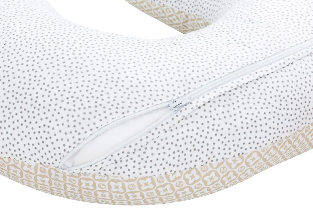 Coussin doudou certifié 100% coton pour bébé 40x60 cm modèle Lui Dots - 3