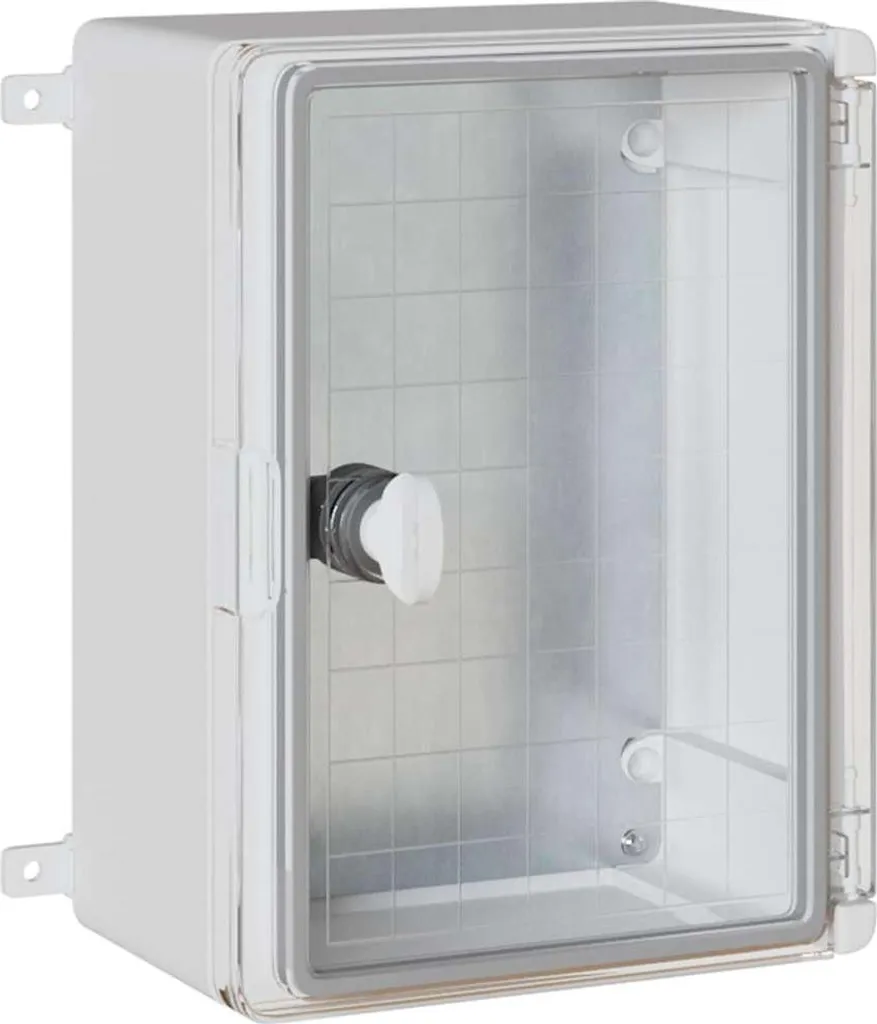 Meuble de Rangement en ABS Gris 28x13x28 cm Résistant à l'Humidité