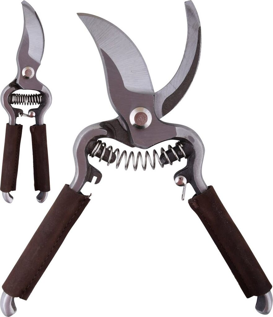 Esschert Design Obst- & Blumenschere mit Ledergriffen Produktbild 