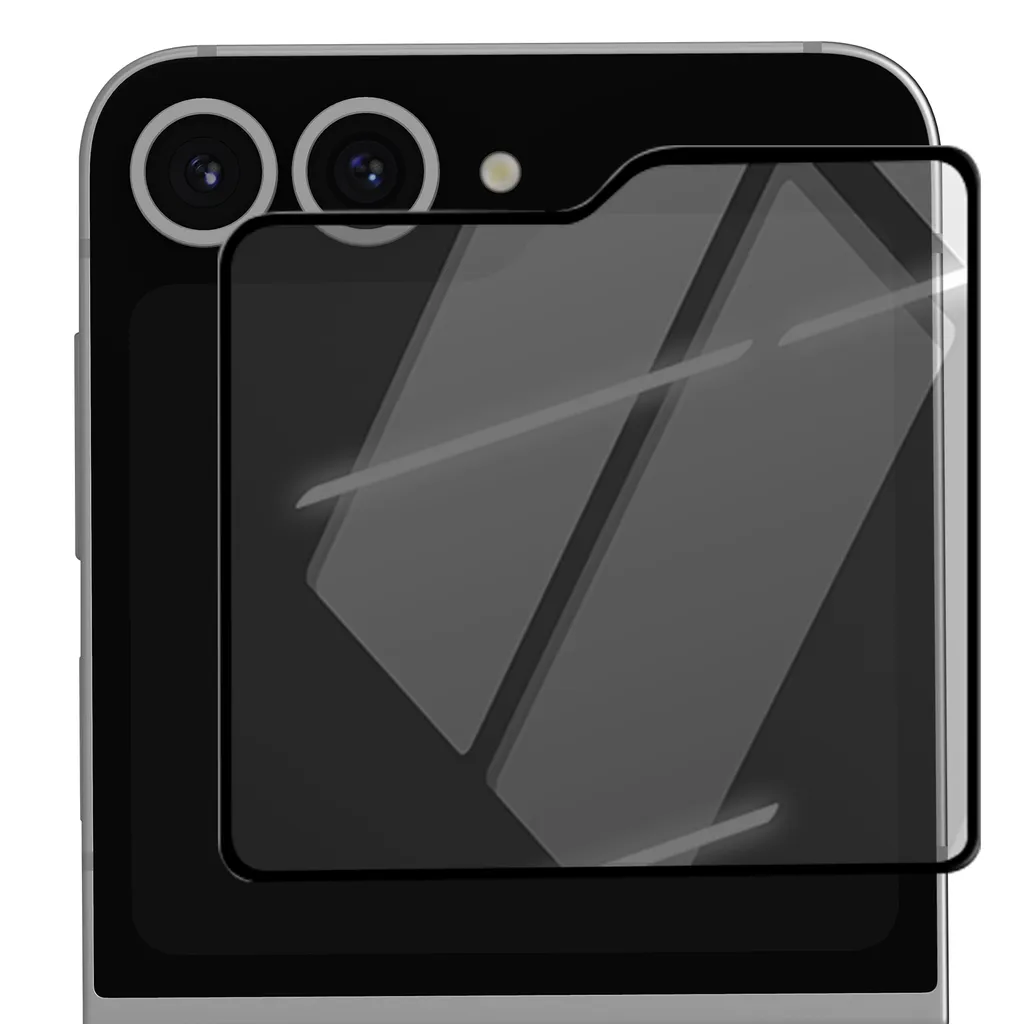 Pellicola Avizar Galaxy Z Flip6: Protezione Schermo Esterno Bordo Nero