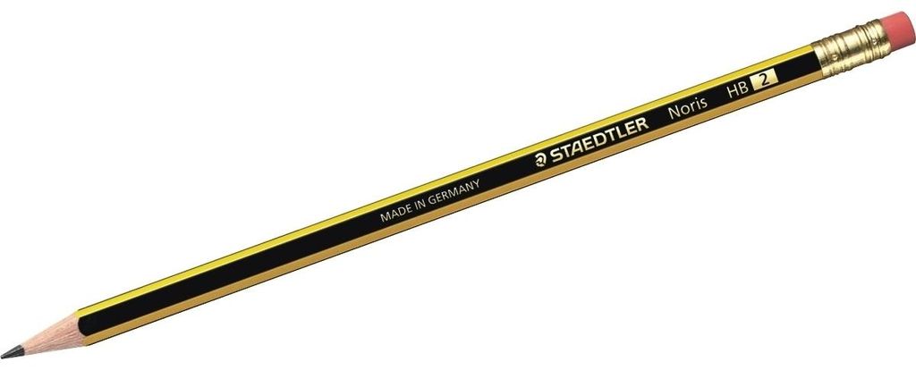 Staedtler Noris, HB, Schwarz, Gelb, PEFC, 2 mm, 12 Produktbild 