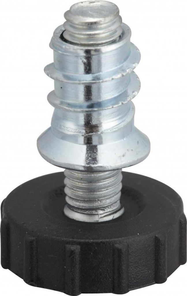 Stellschraube und Kunststoffmutter, Durchm.6 x H.20 mm