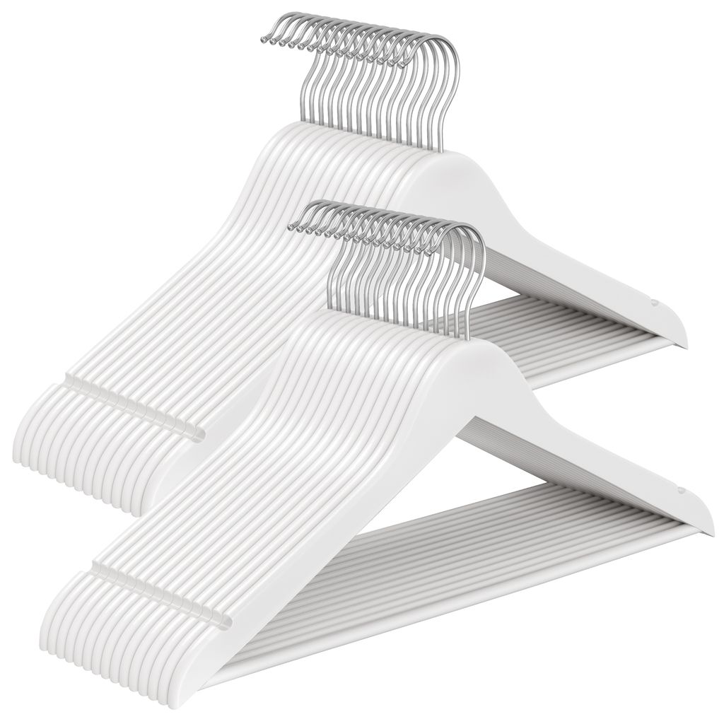 SONGMICS Kleiderbügel Holz, 30er Set, Holzbügel schlank, Produktbild 
